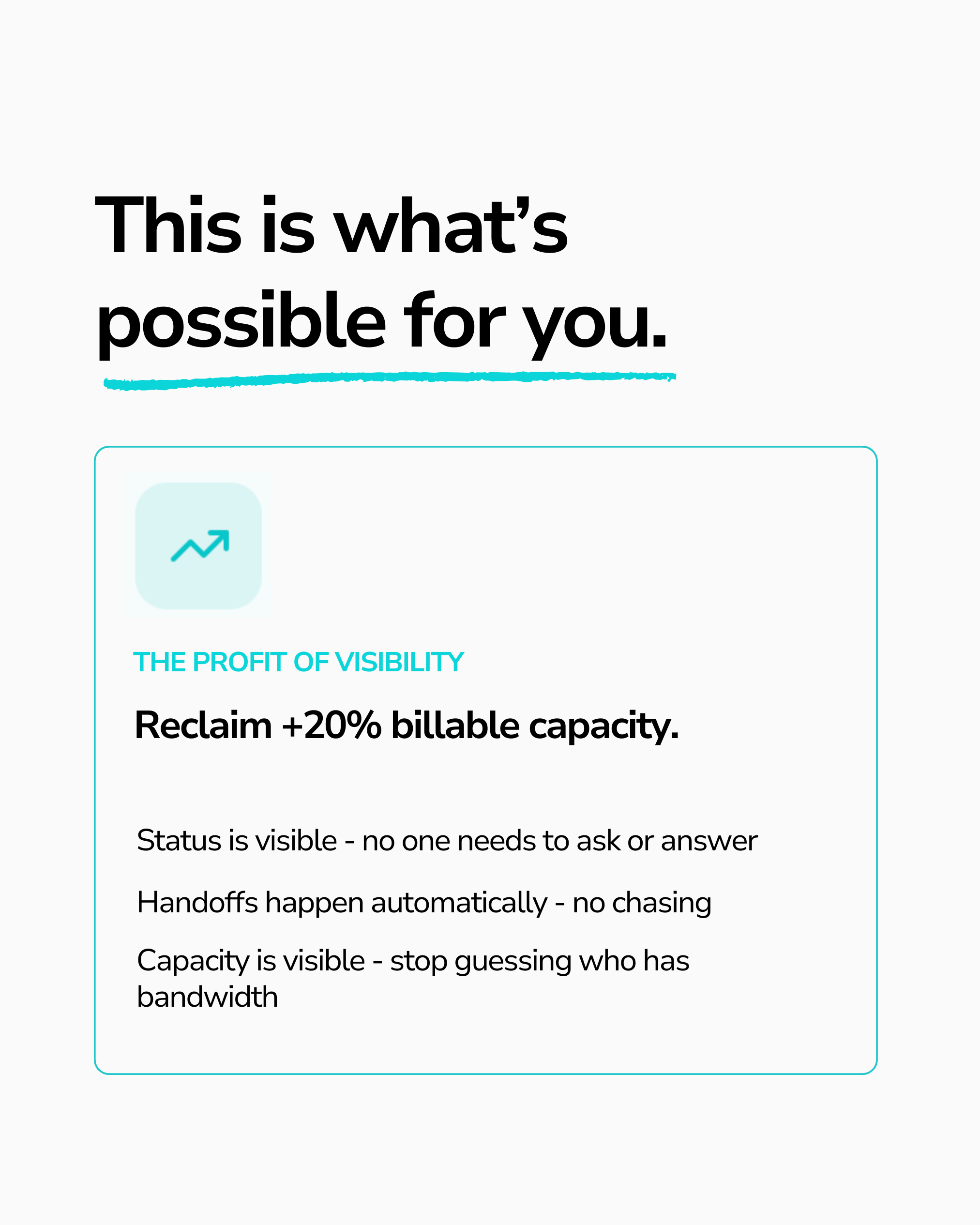 This is what's possible for you